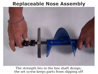 Custom Augers Nose and Cutter Replacement Assembly